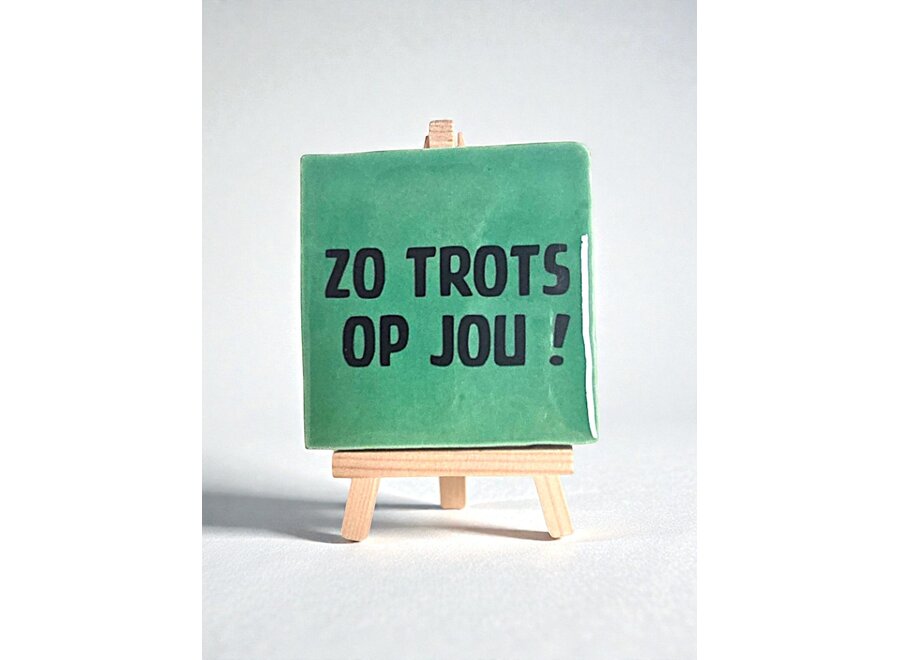 zo trots op jou ! - groen