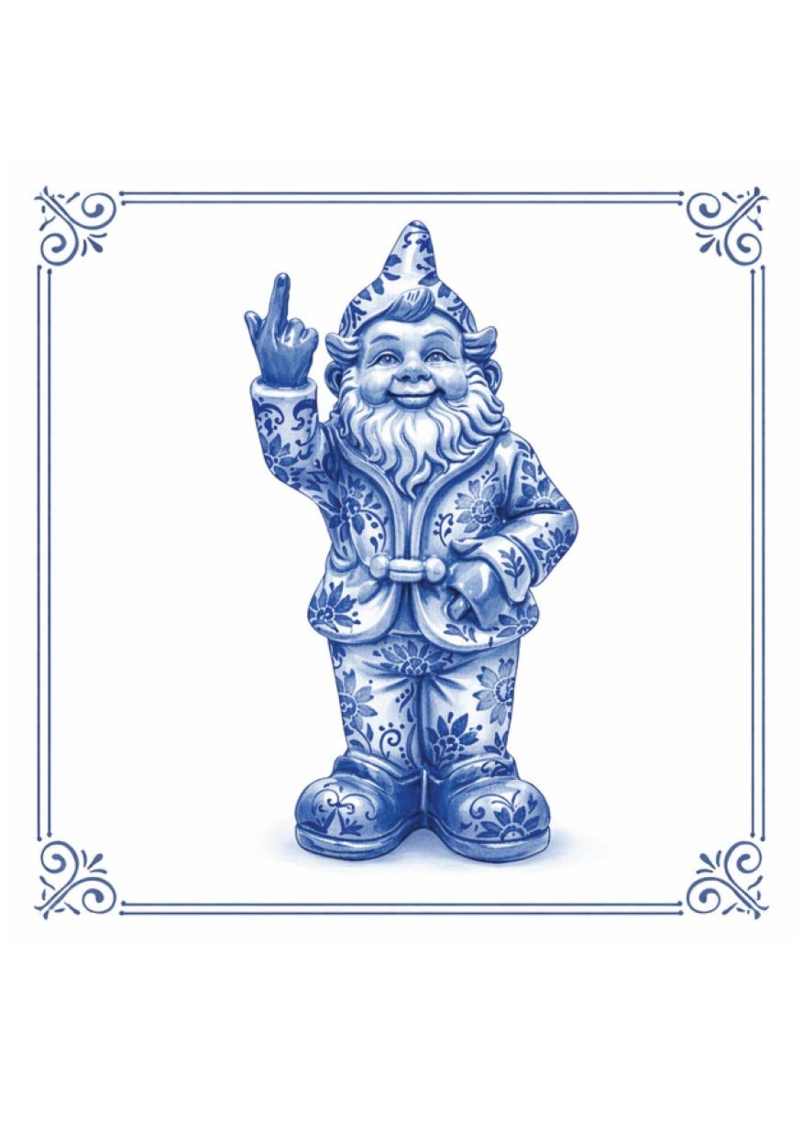 Tegel Quotes Tegel Kabouter – unieke keramische tegel met karakter