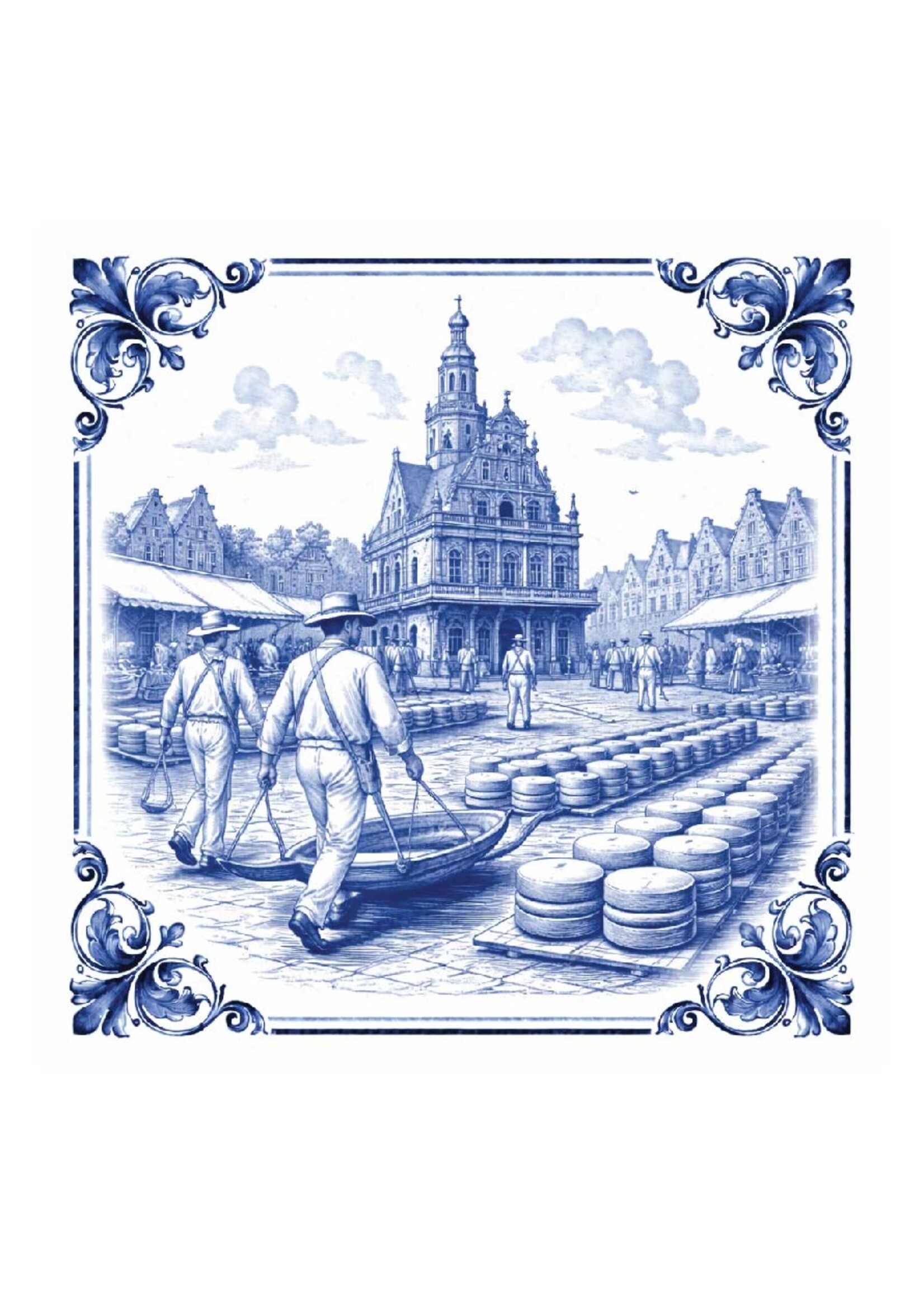 Tegel Quotes Tegel De Kaasmarkt – unieke keramische tegel met karakter