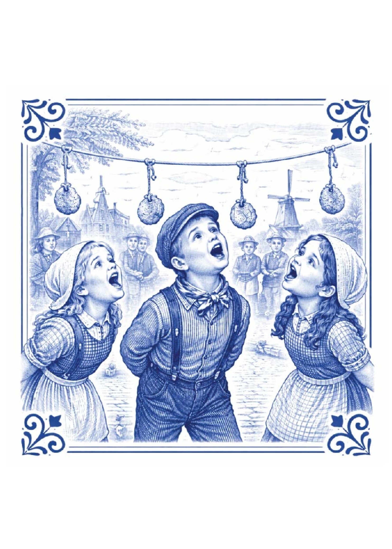 Tegel Quotes Tegel Koekhappen – unieke keramische tegel met karakter