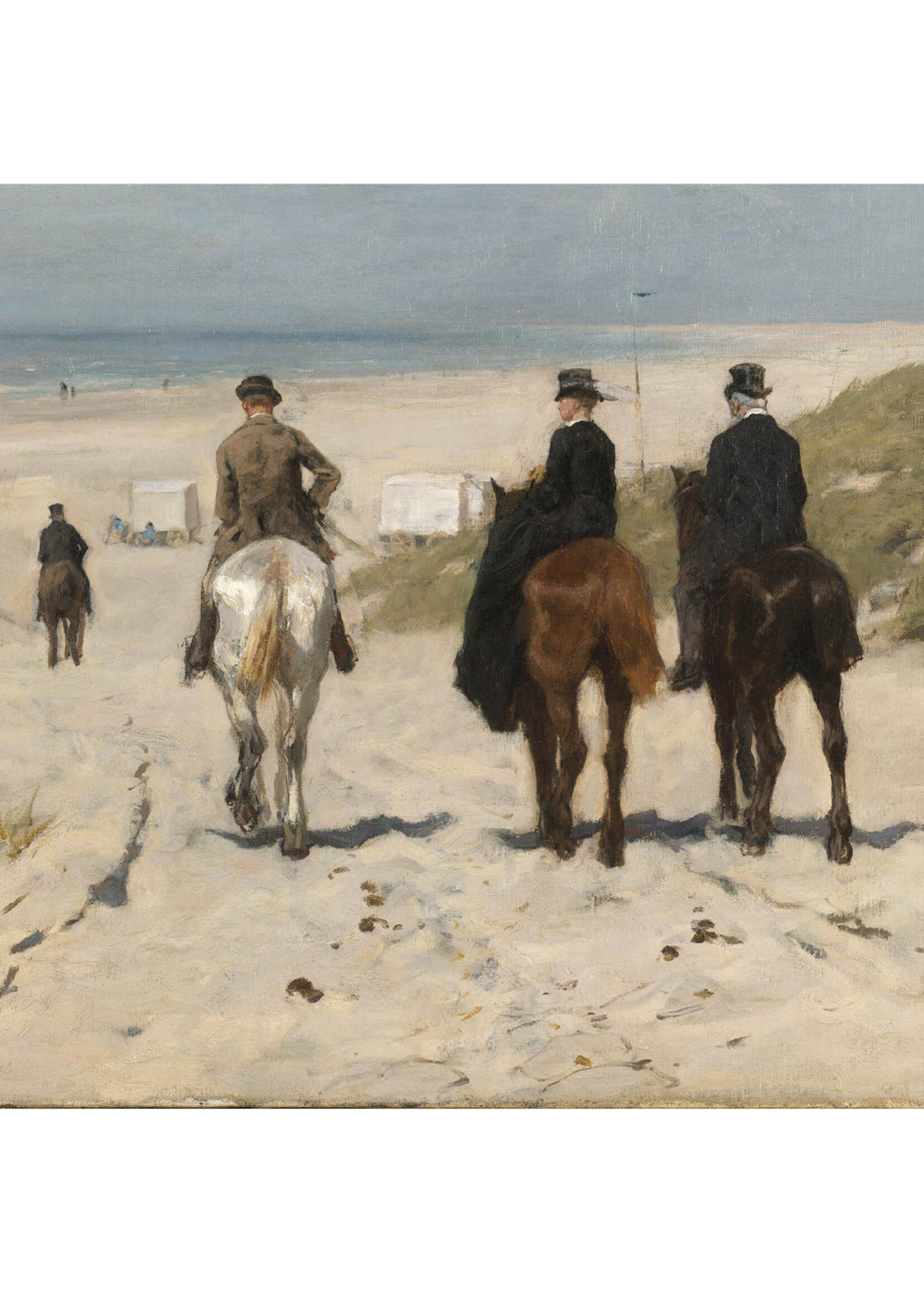 Tegel Quotes Tegel Morgenrit langs het strand – unieke keramische tegel met karakter