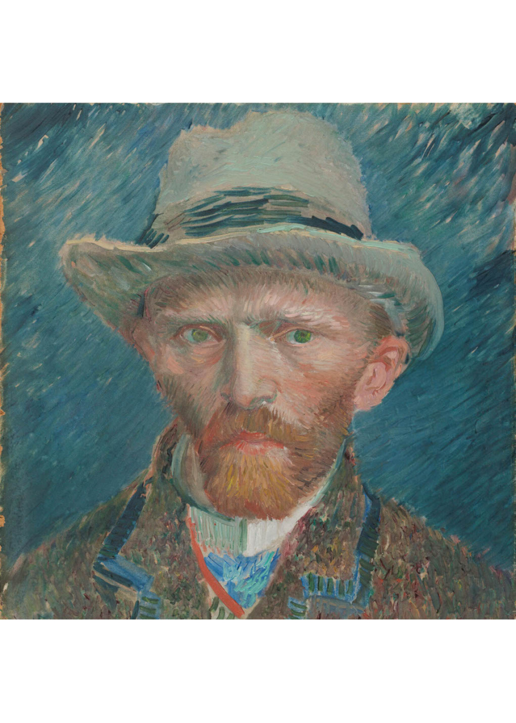 Tegel Quotes Tegel Zelfportret van Gogh – unieke keramische tegel met karakter