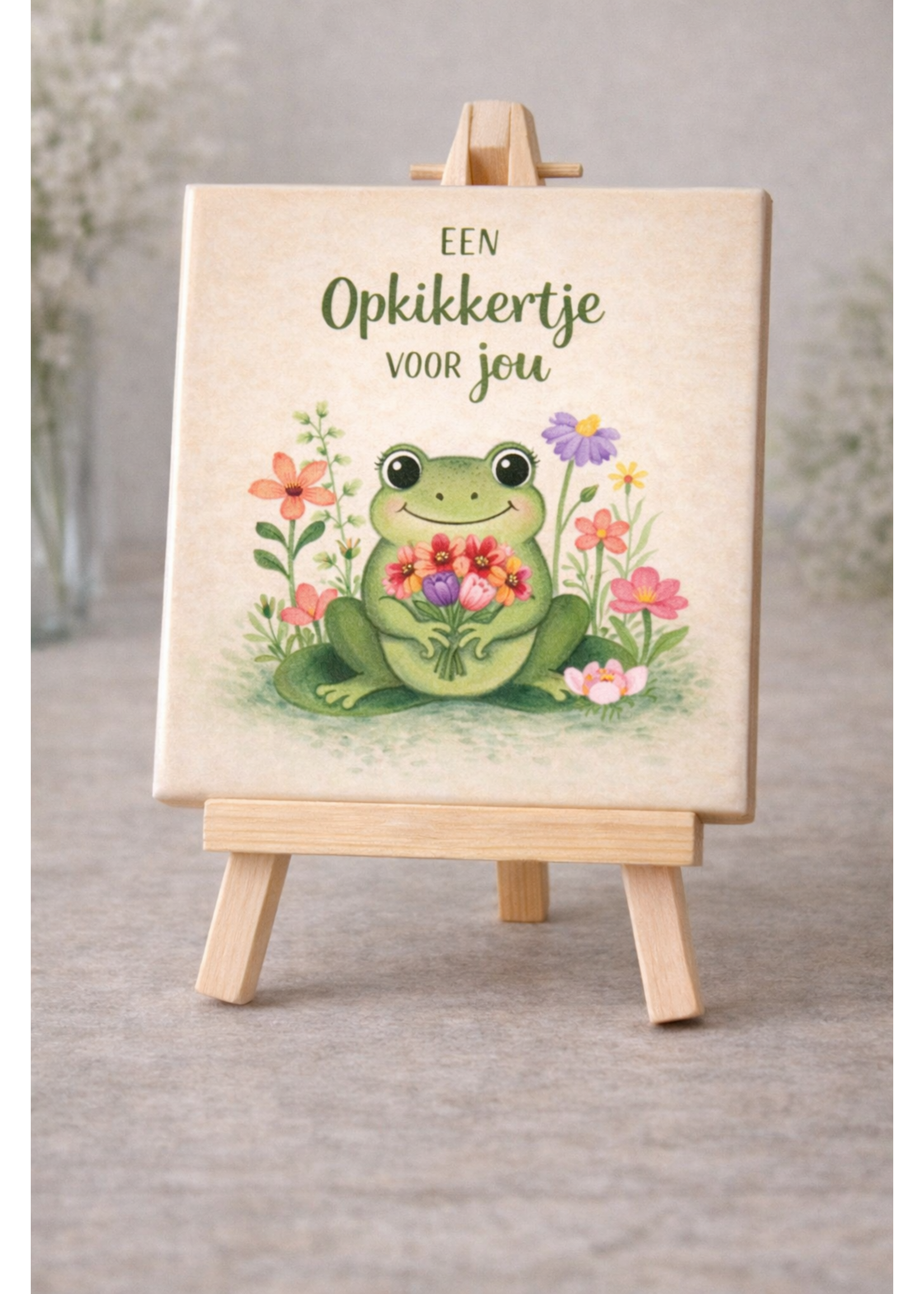 Tegel Quotes Tegel met kikker – grappige dieren tegel met karakter