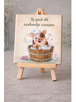 Tegel Quotes Tegel Jij gaat dit varkentje wassen