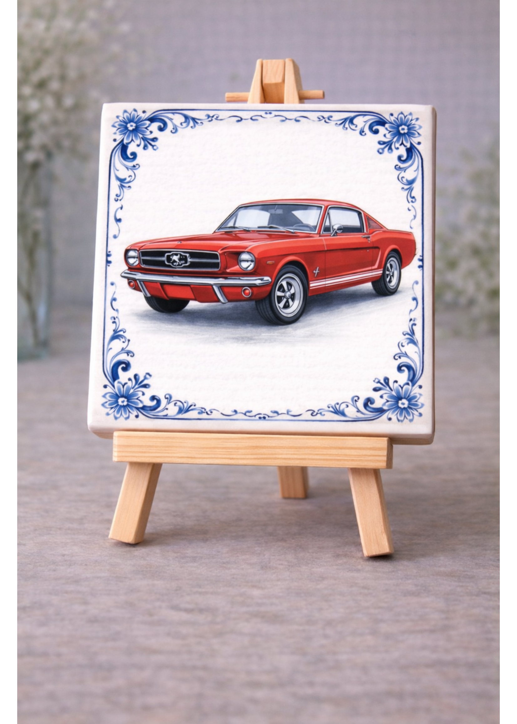 Tegel Quotes Tegel Ford Mustang – unieke keramische tegel met karakter