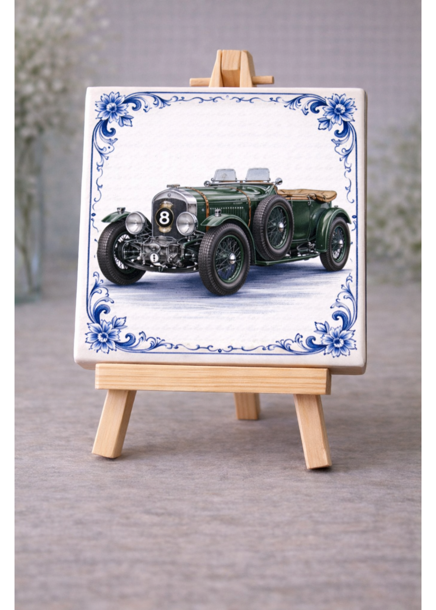 Tegel Quotes Tegel Jaguar Oldtimer – unieke keramische tegel met karakter