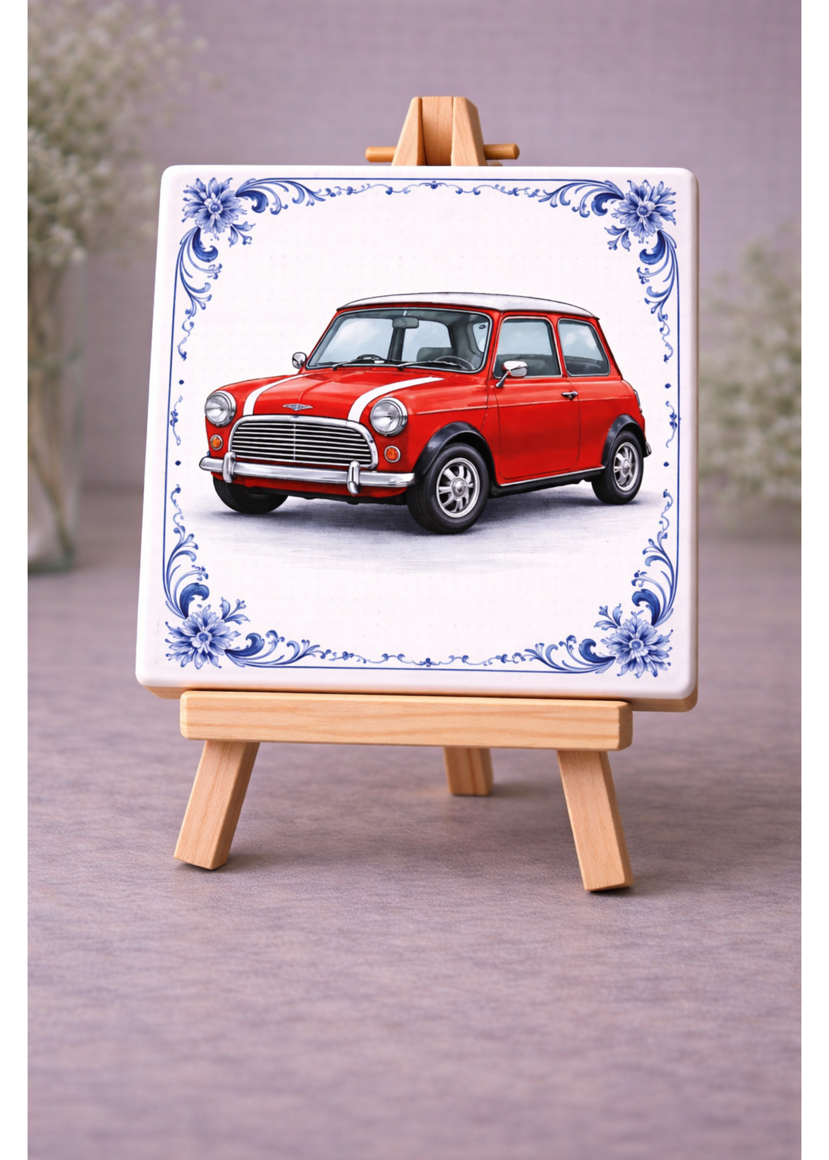 Tegel Quotes Tegel Mini Cooper – unieke keramische tegel met karakter