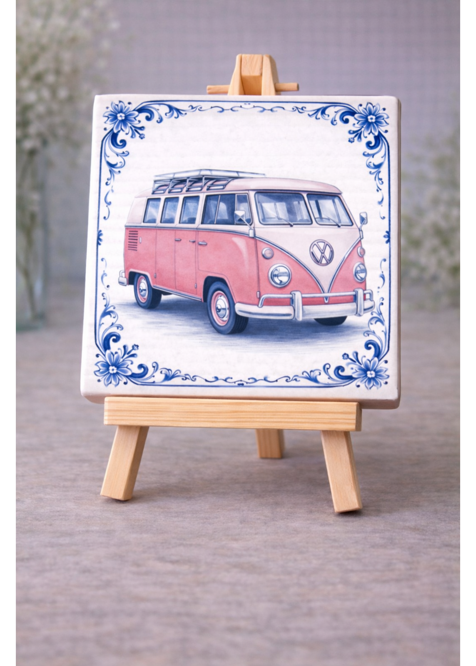 Tegel Quotes Tegel VW Van – unieke keramische tegel met karakter