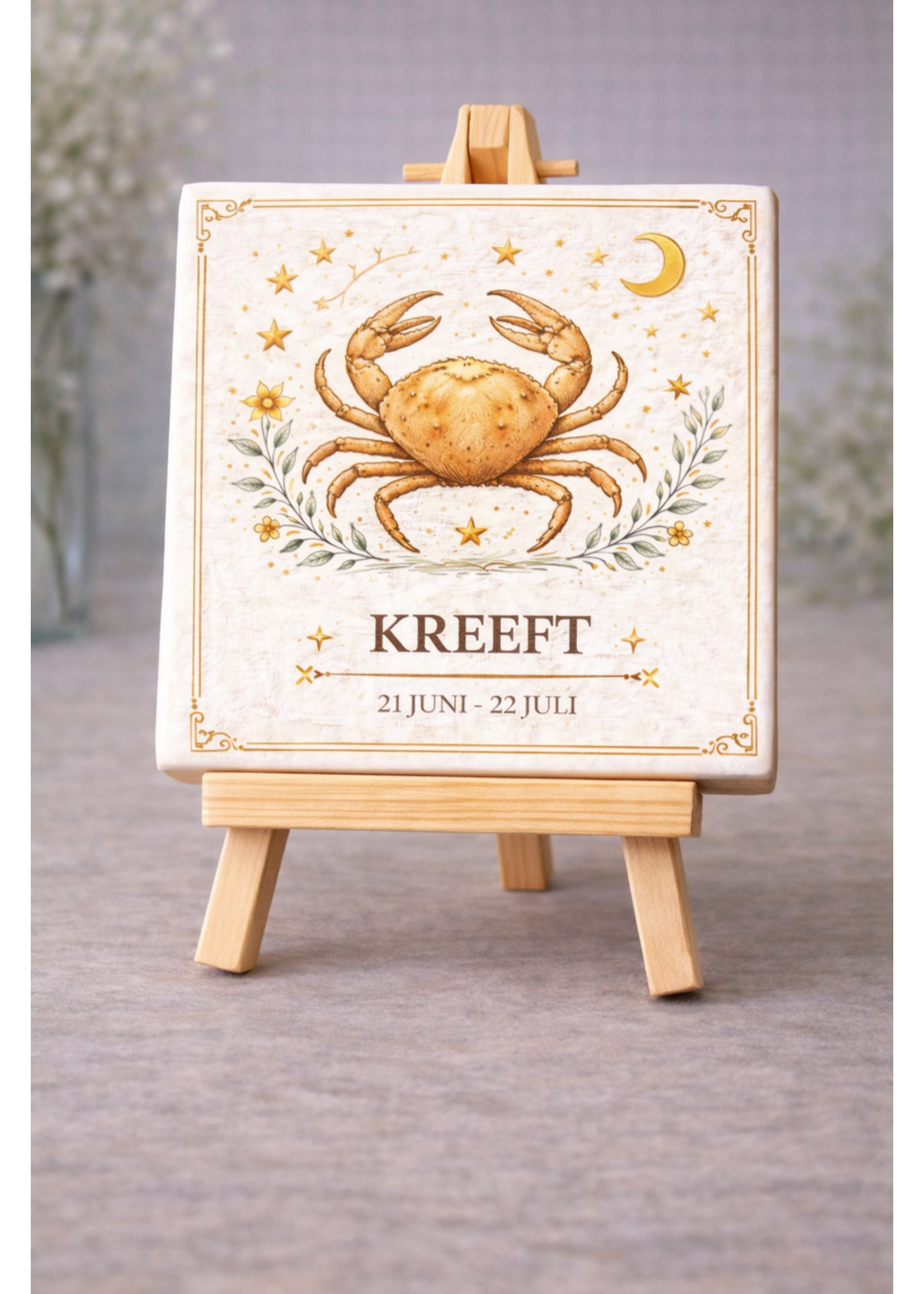 Tegel Quotes Tegel Kreeft – unieke keramische tegel met karakter