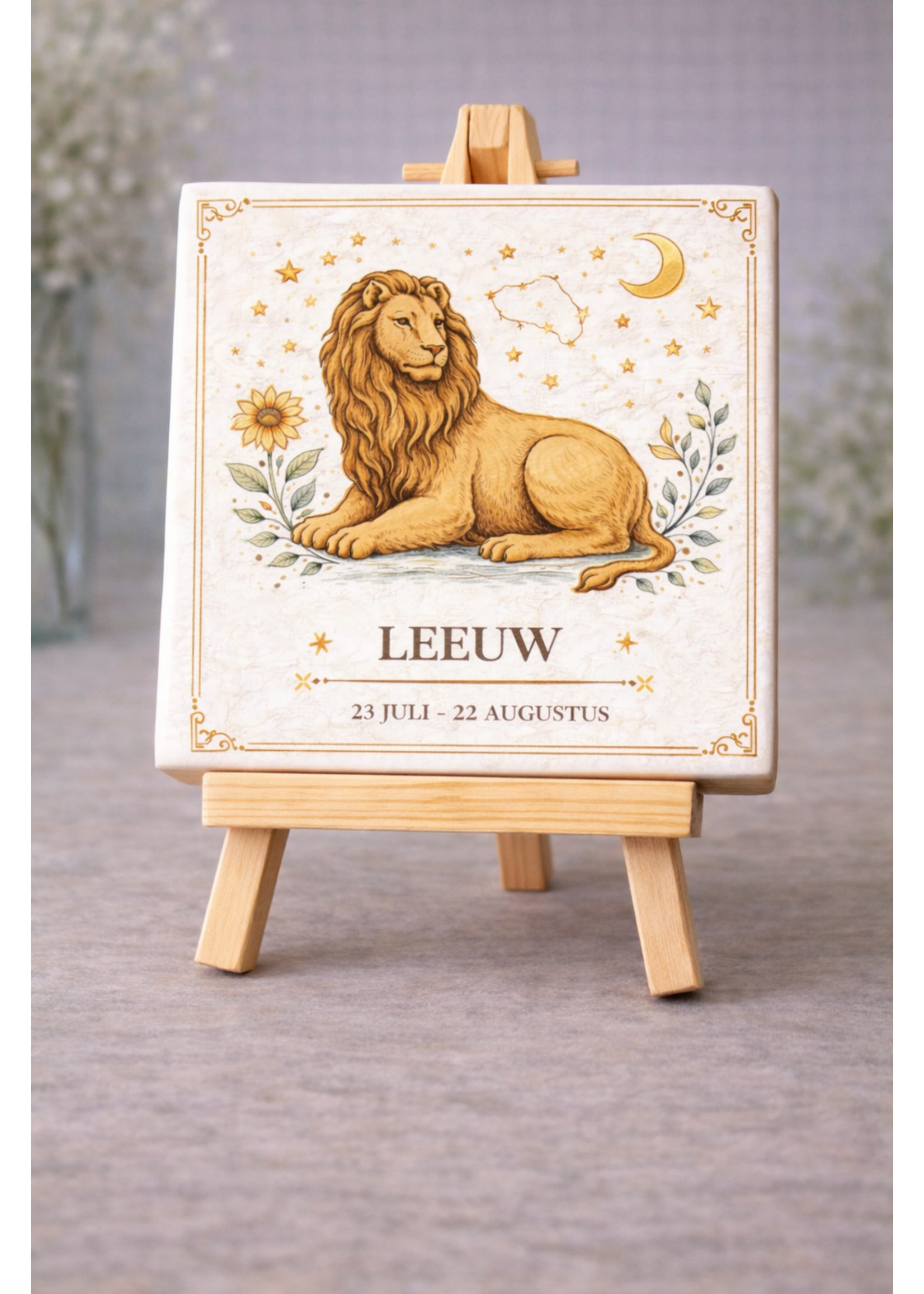 Tegel Quotes Tegel Leeuw – unieke keramische tegel met karakter