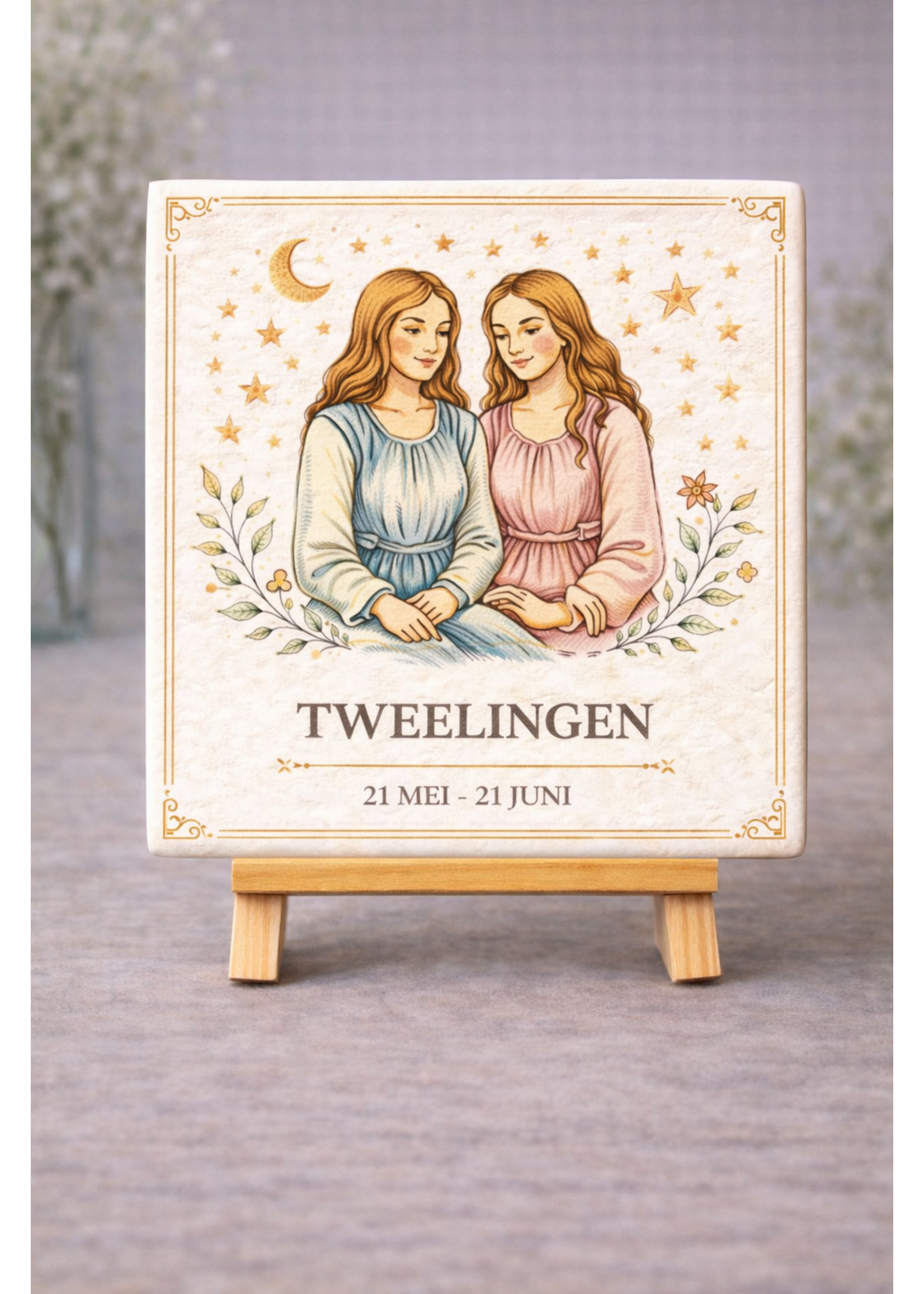 Tegel Quotes Tegel Tweeling – unieke keramische tegel met karakter