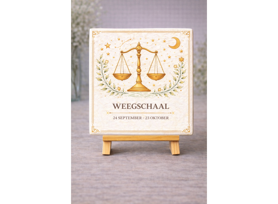 Tegel Weegschaal