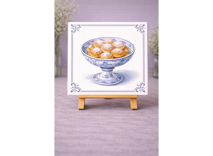 Tegel poffertjes