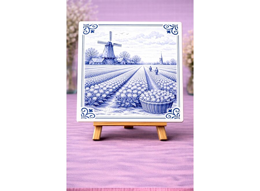 Tegeltje De Tulpenvelden