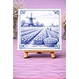 Tegeltje De Tulpenvelden – unieke keramische tegel met karakter