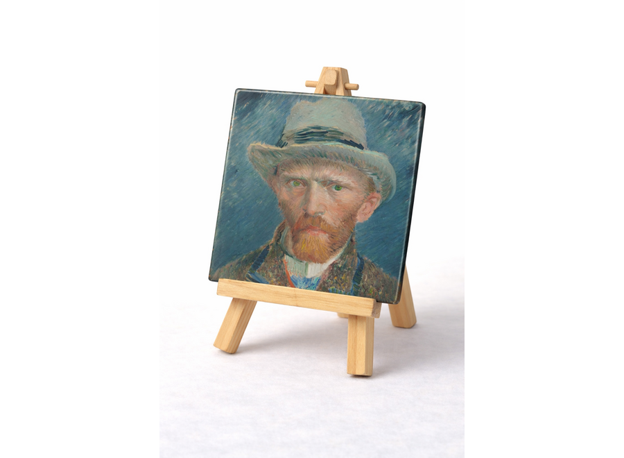Tegel Zelfportret van Gogh – unieke keramische tegel met karakter