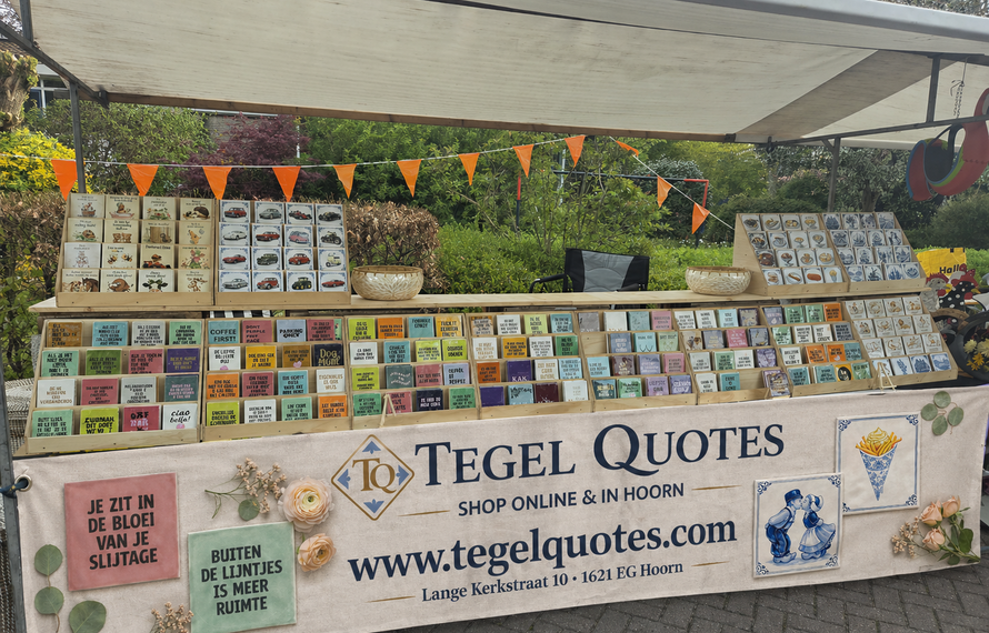 Koningsdag & Tegel Quotes: zo geef je jouw huis (of cadeau) karakte