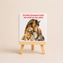 Tegel met gezellige dieren – vrolijke illustratie tegel