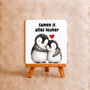 Tegel met pinguins – samen is alles leuker
