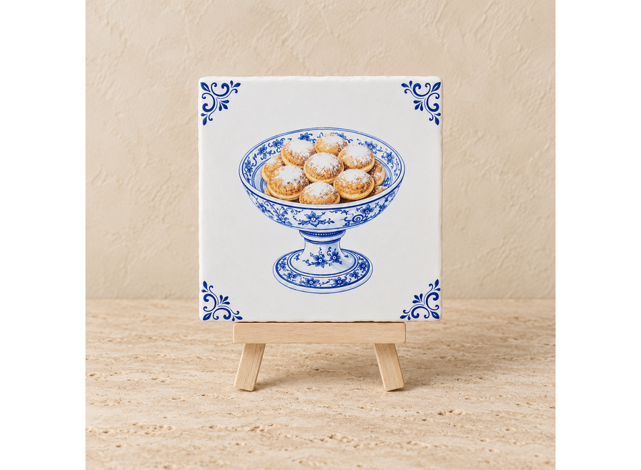 Tegel poffertjes