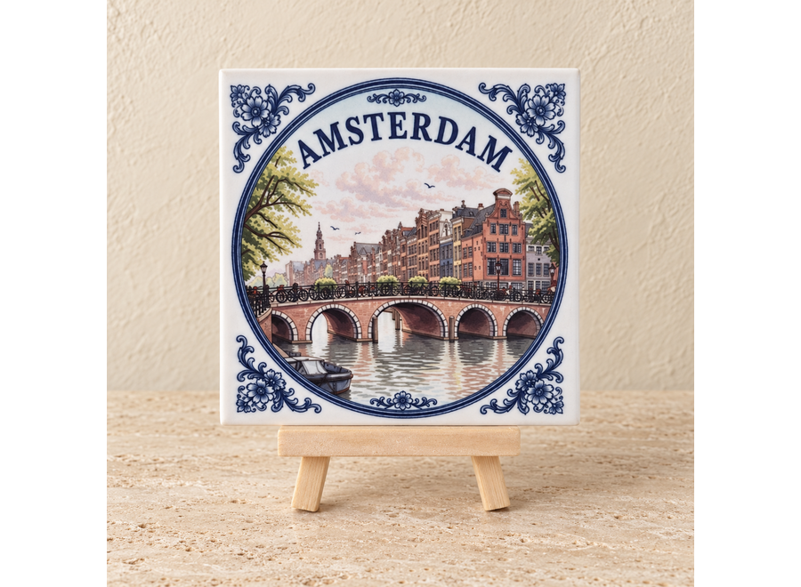 Amsterdam op een tegel
