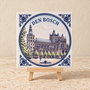 Den Bosch op een tegel | Delfts blauw stadstegeltje