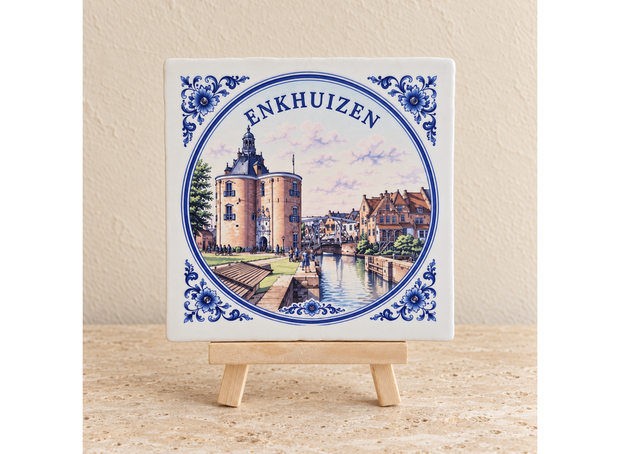 Enkhuizen op een tegel