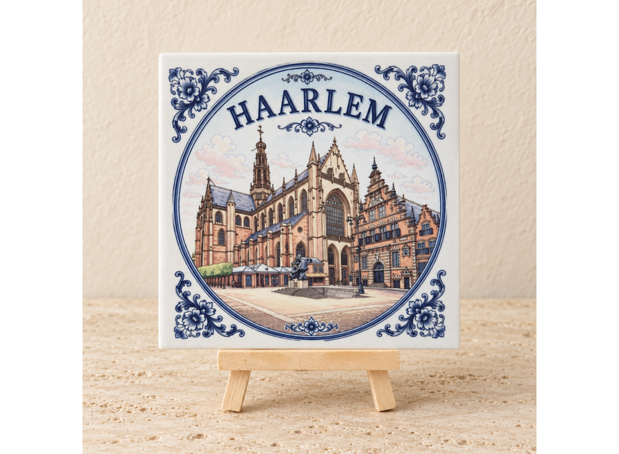 Haarlem op een tegel