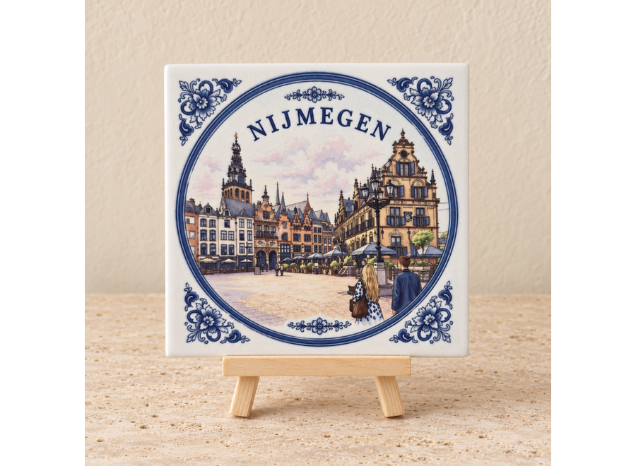 Nijmegen op een tegel