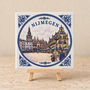 Nijmegen op een tegel | Delfts blauw stadstegeltje