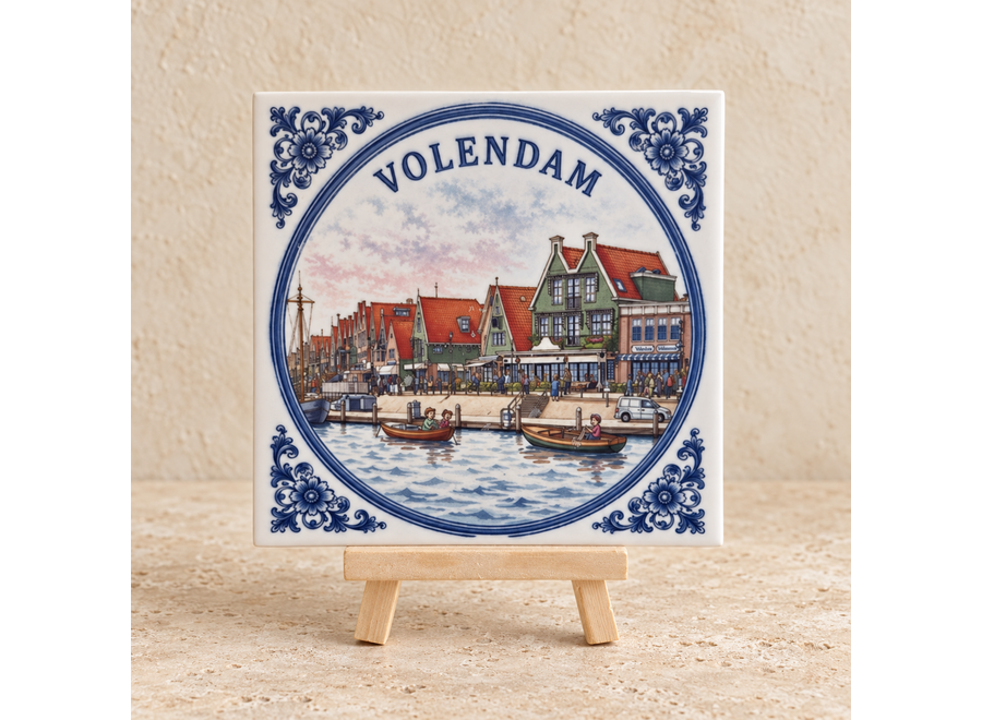 Volendam op een tegel