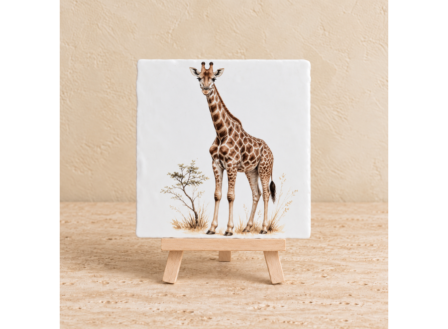 Giraffe tegeltje