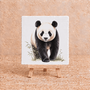 Reuzenpanda op een tegel | Schattig wild dier tegeltje