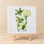 Mojito op een tegel | Fris & zomers cocktail tegeltje