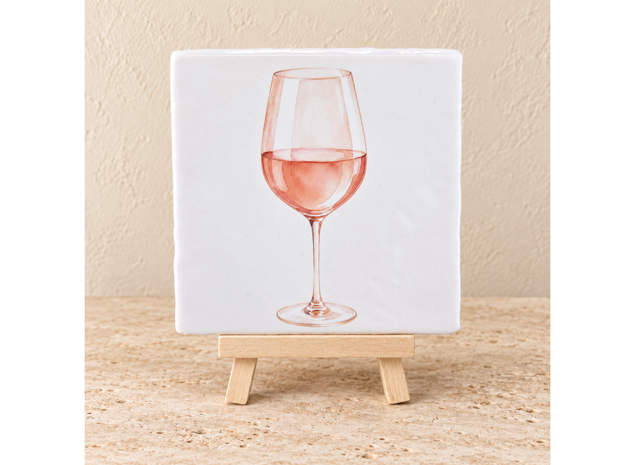 Rosé tegeltje
