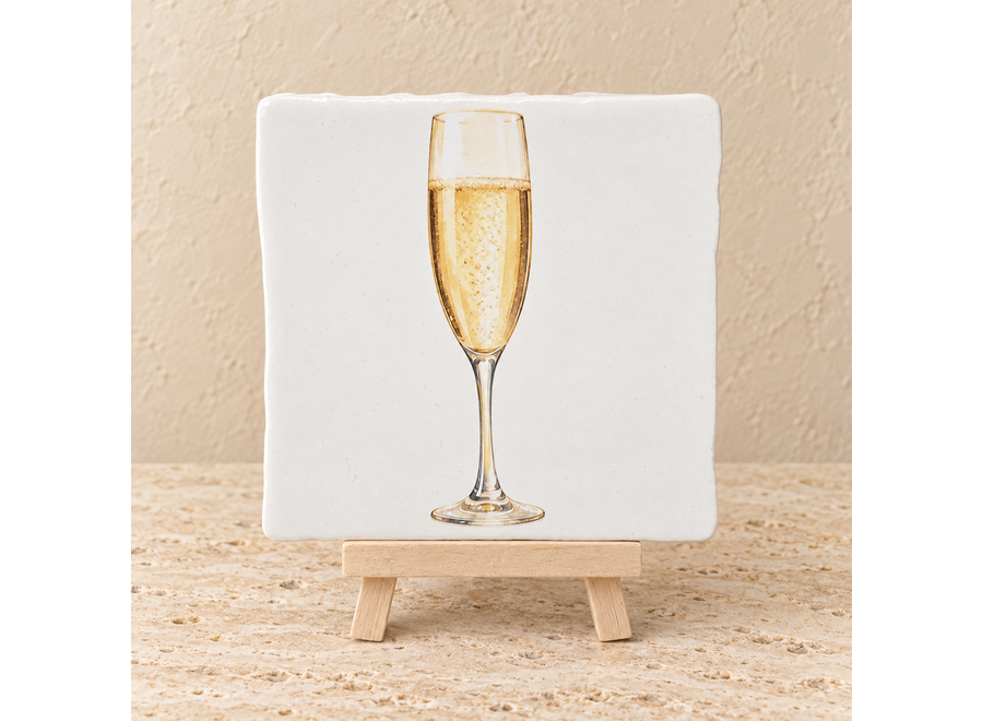 Champagne tegeltje