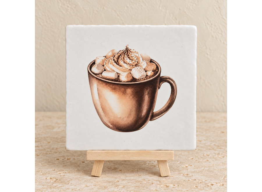 Chocolademelk tegeltje