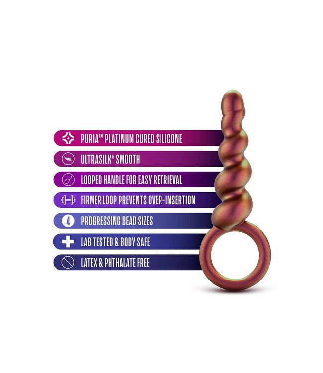 Blush ANAL ADVENTURES MATRIX DUO LOOP PLUG COPPER