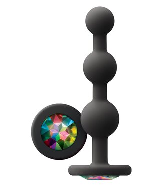NS Novelties GLAMS RIPPLE RAINBOW GEM BLACK