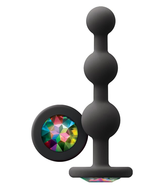 NS Novelties GLAMS RIPPLE RAINBOW GEM BLACK