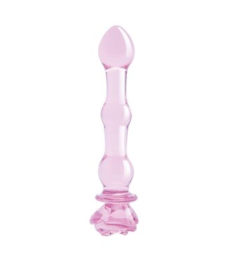 Dreamtoys GLAZE GLASS ROSEBUD BEADED DILDO