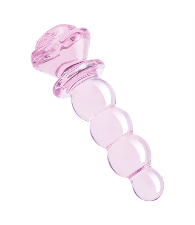 Dreamtoys GLAZE GLASS ROSEBUD BEADED  PLUG