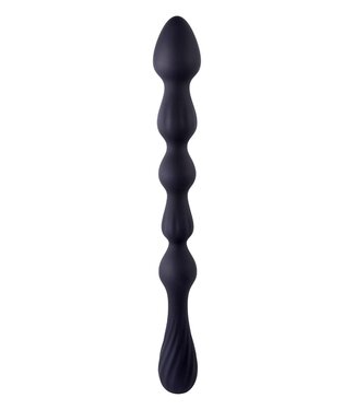 NMC NMC 10.5 INCH RIBBED SILICONE ANAL BALL BEADS BLACK