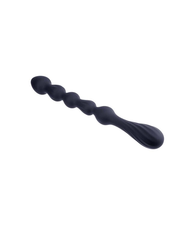 NMC NMC 10.5 INCH RIBBED SILICONE ANAL BALL BEADS BLACK
