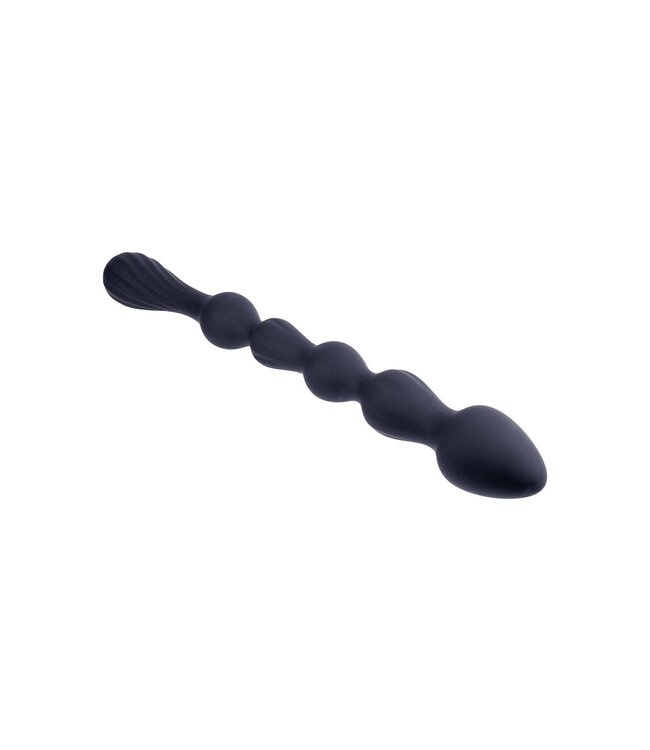 NMC NMC 10.5 INCH RIBBED SILICONE ANAL BALL BEADS BLACK