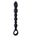 NMC NMC 10 INCH RIBBED SILICONE ANAL BALL BEADS BLACK