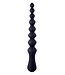 NMC NMC 8.5 INCH RIBBED SILICONE ANAL BALL BEADS BLACK