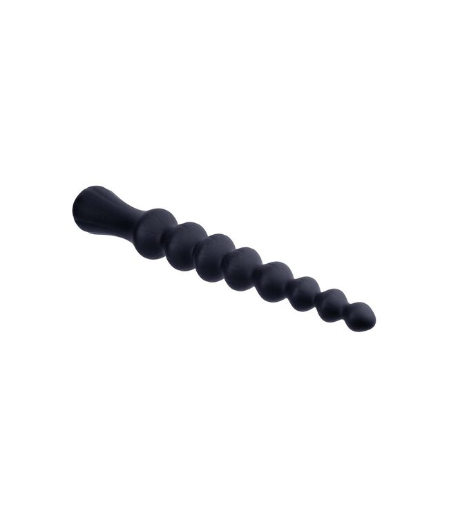 NMC NMC 8.5 INCH RIBBED SILICONE ANAL BALL BEADS BLACK