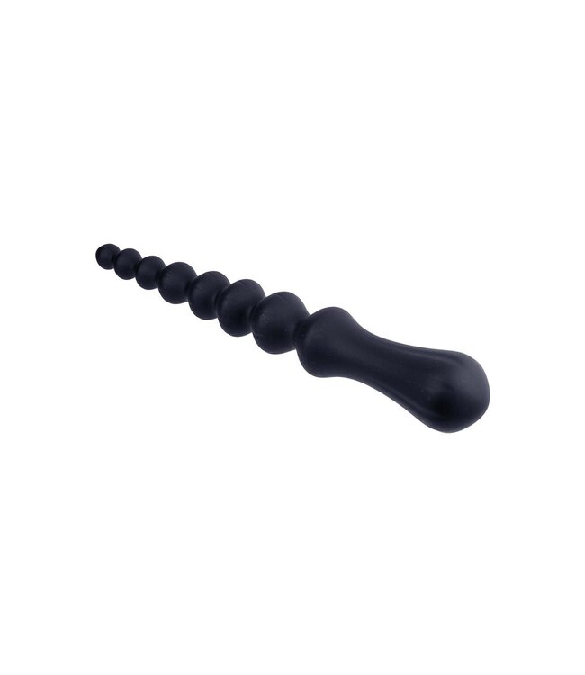 NMC NMC 8.5 INCH RIBBED SILICONE ANAL BALL BEADS BLACK