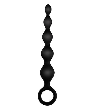 NMC NMC 5.5 INCH RIBBED SILICONE ANAL BEADS BLACK